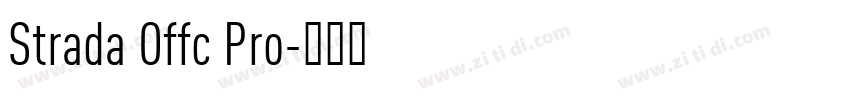 Strada Offc Pro字体转换 Strada Offc Pro字体转换